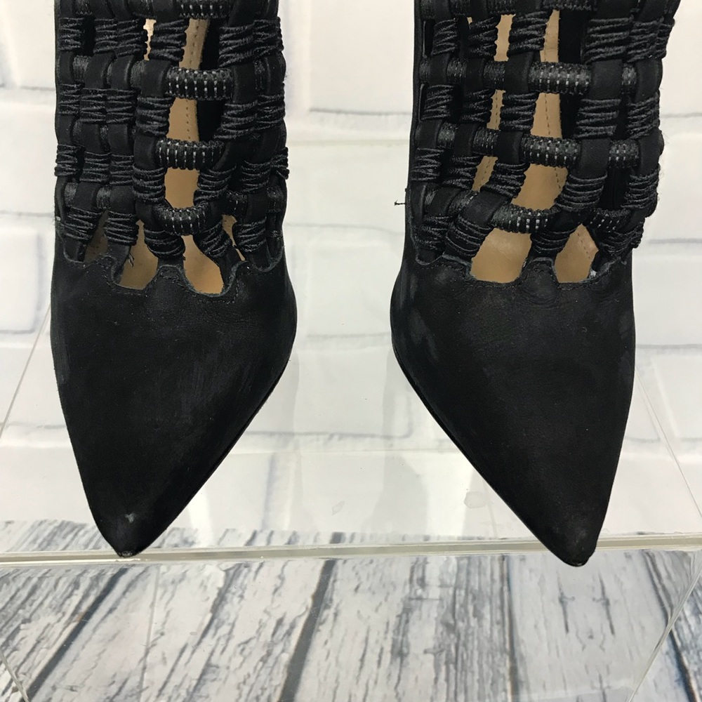 Schutz Zema Pointy Toe Caged Pump Heels 7 - Picture 3 of 8